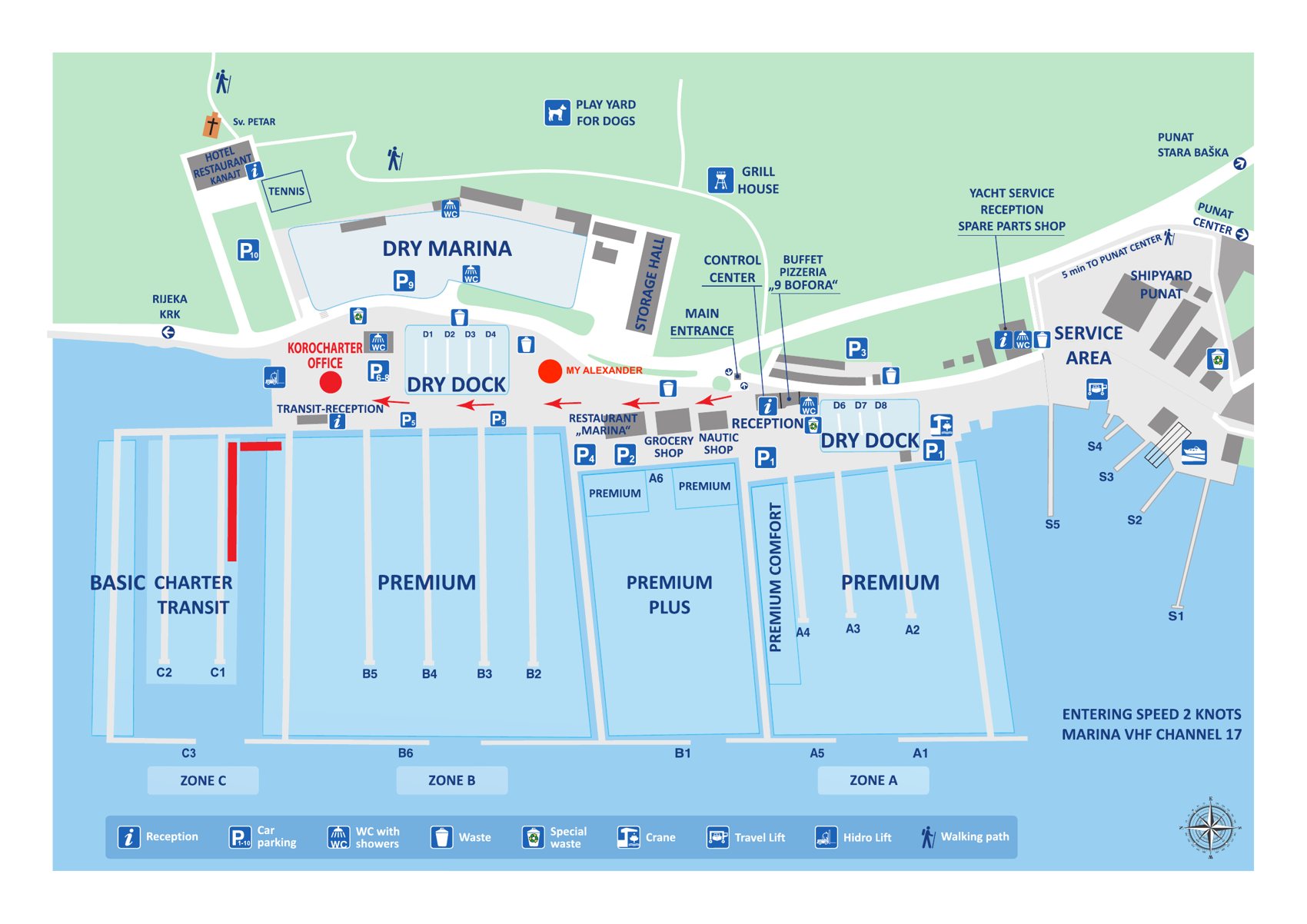 Marina Punat Plan